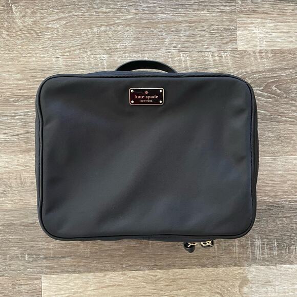 kate spade Handbags - Kate Spade Black Cosmetic Travel Bag